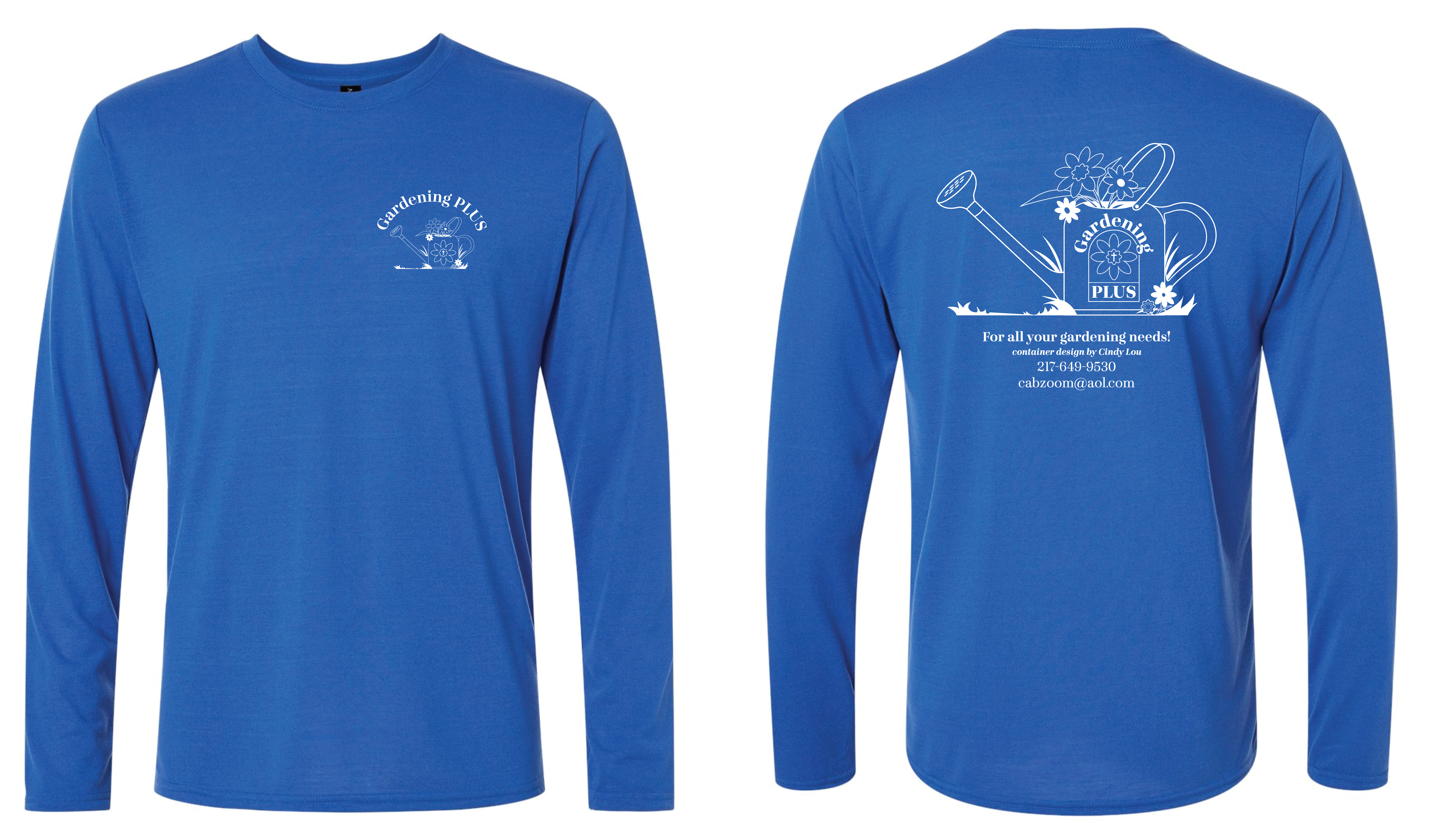 T-shirt design made for a local lanscaping business.